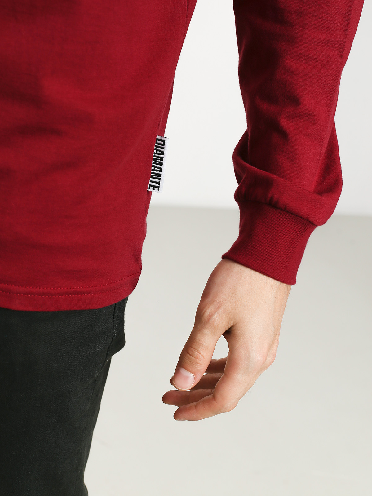 Longsleeve Diamante Wear Basic (burgundy)
