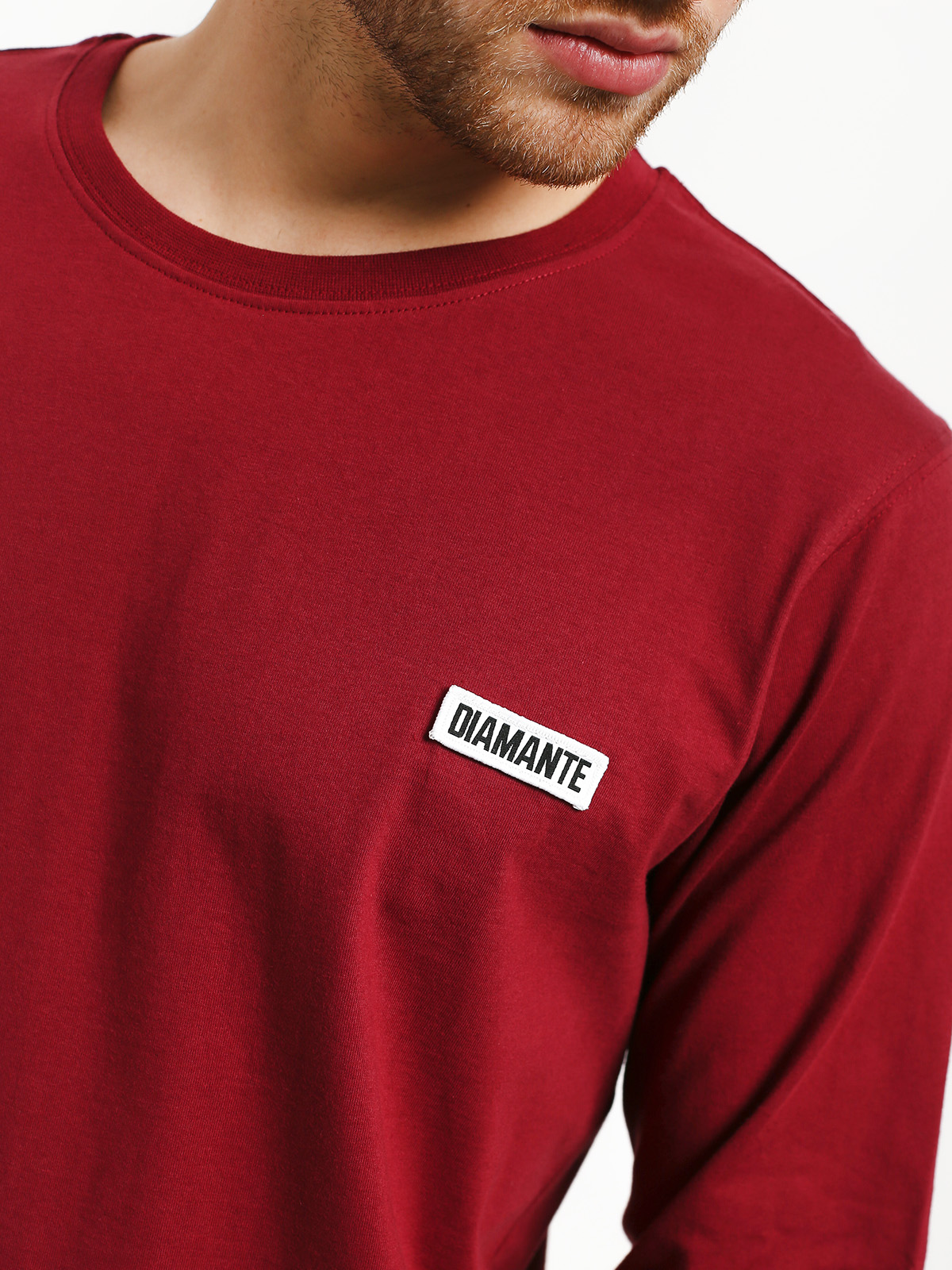 Longsleeve Diamante Wear Basic (burgundy)