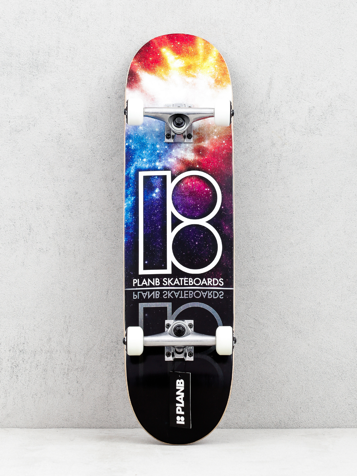 Deskorolka Plan B Team Nebula (black/multi)