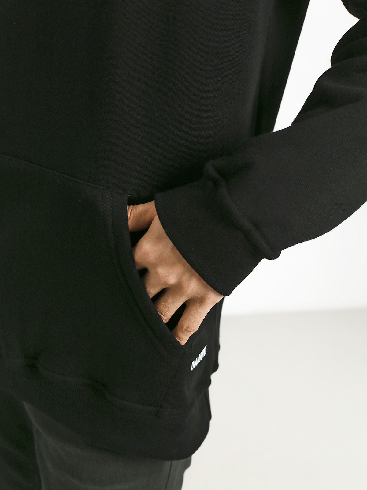 Bluza z kapturem Diamante Wear Fuck Fake Smiles HD (black)