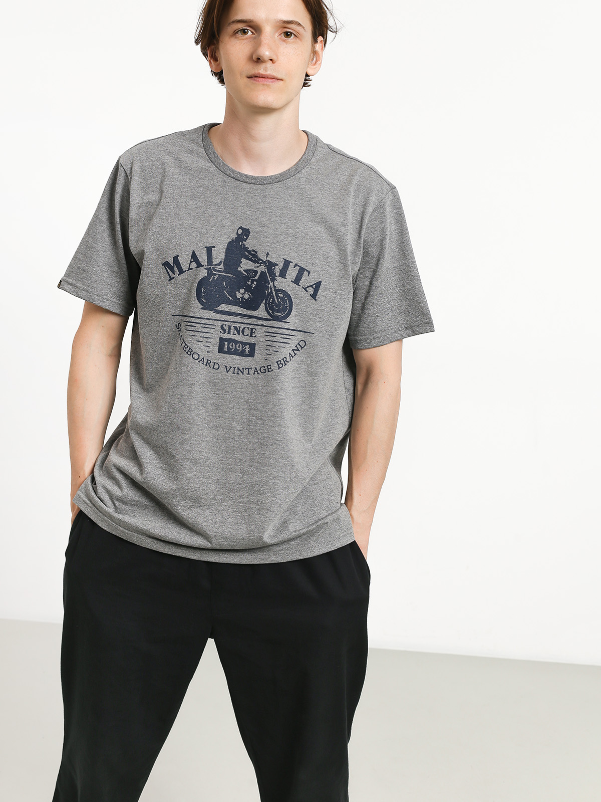 T-shirt Malita Motorcycle (grey)