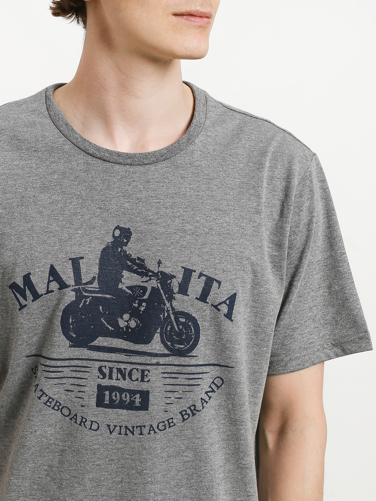 T-shirt Malita Motorcycle (grey)