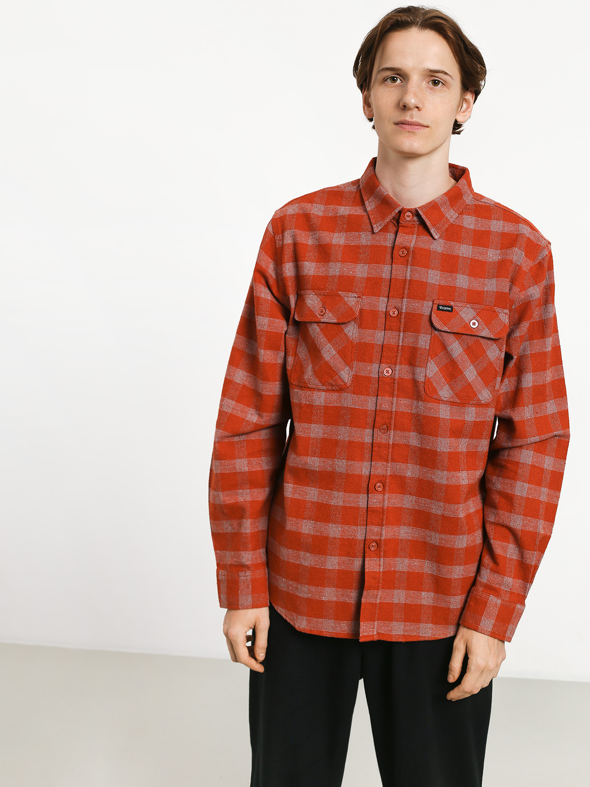 Koszula Brixton Bowery Flannel (henna)