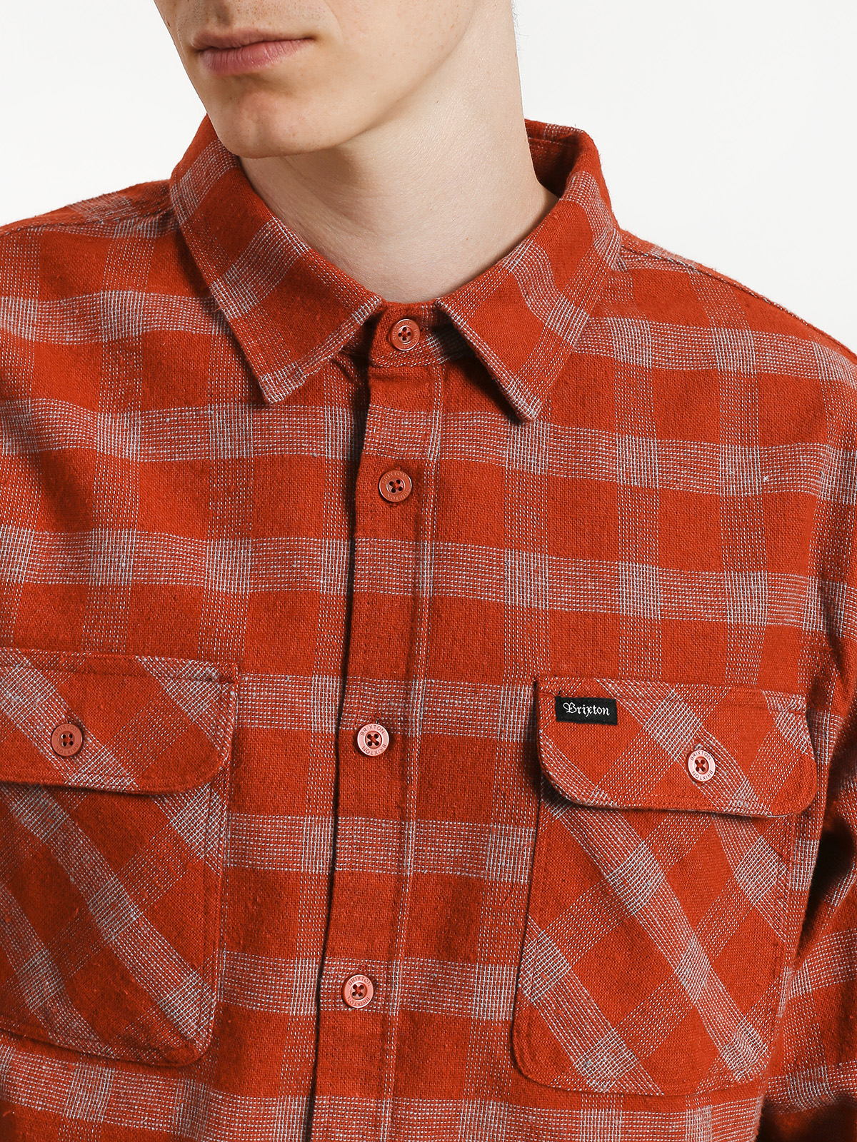 Koszula Brixton Bowery Flannel (henna)