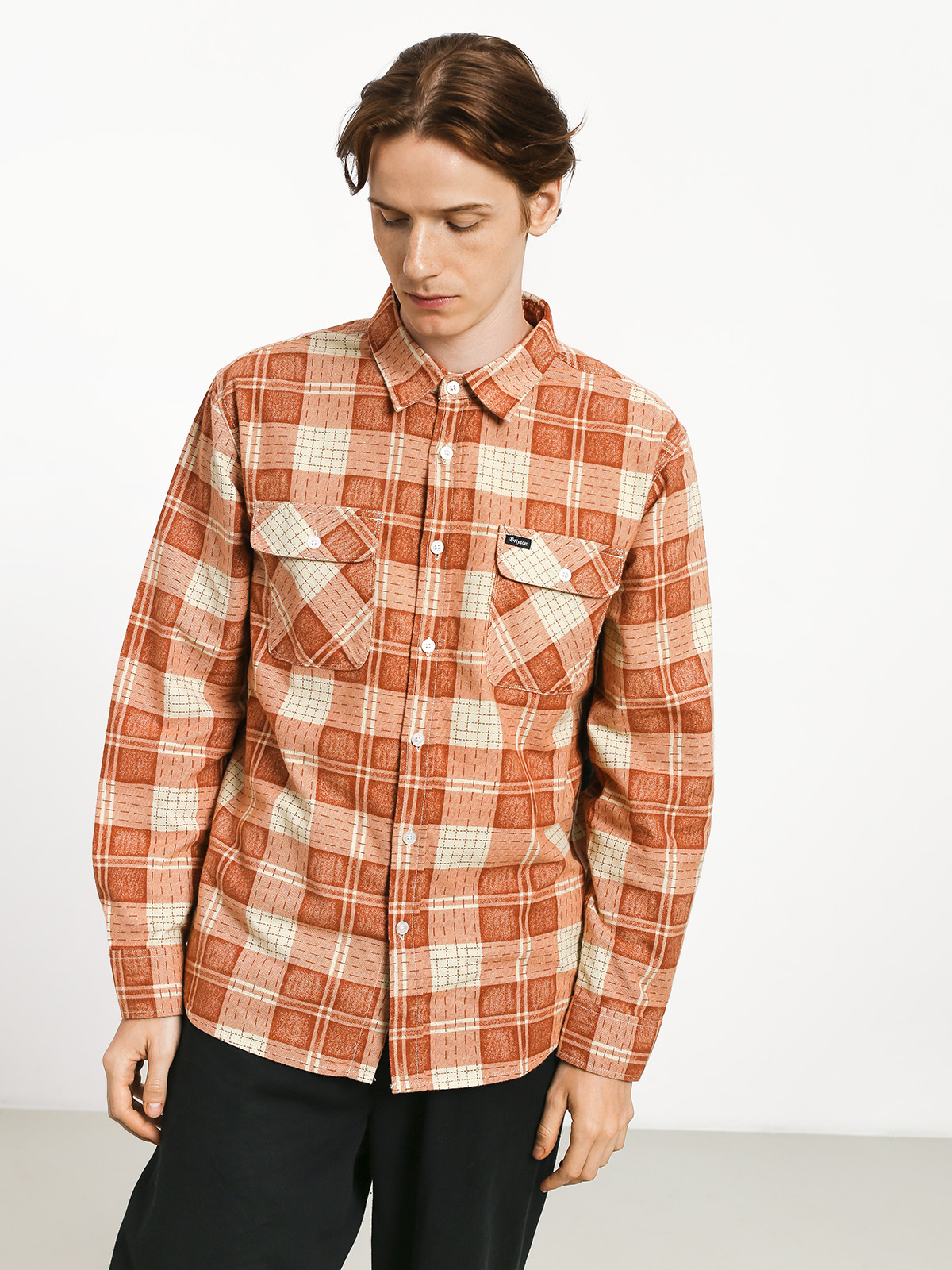 Koszula Brixton Bowery Lw Flannel (auburn)
