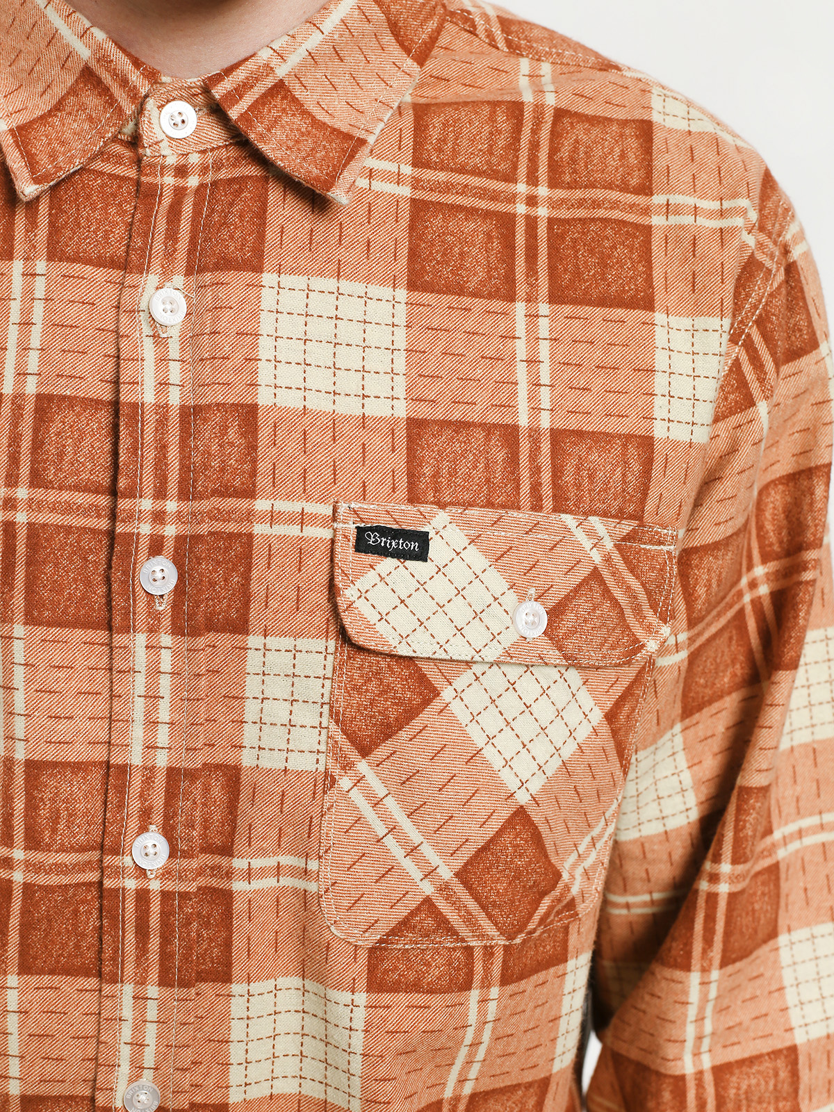 Koszula Brixton Bowery Lw Flannel (auburn)