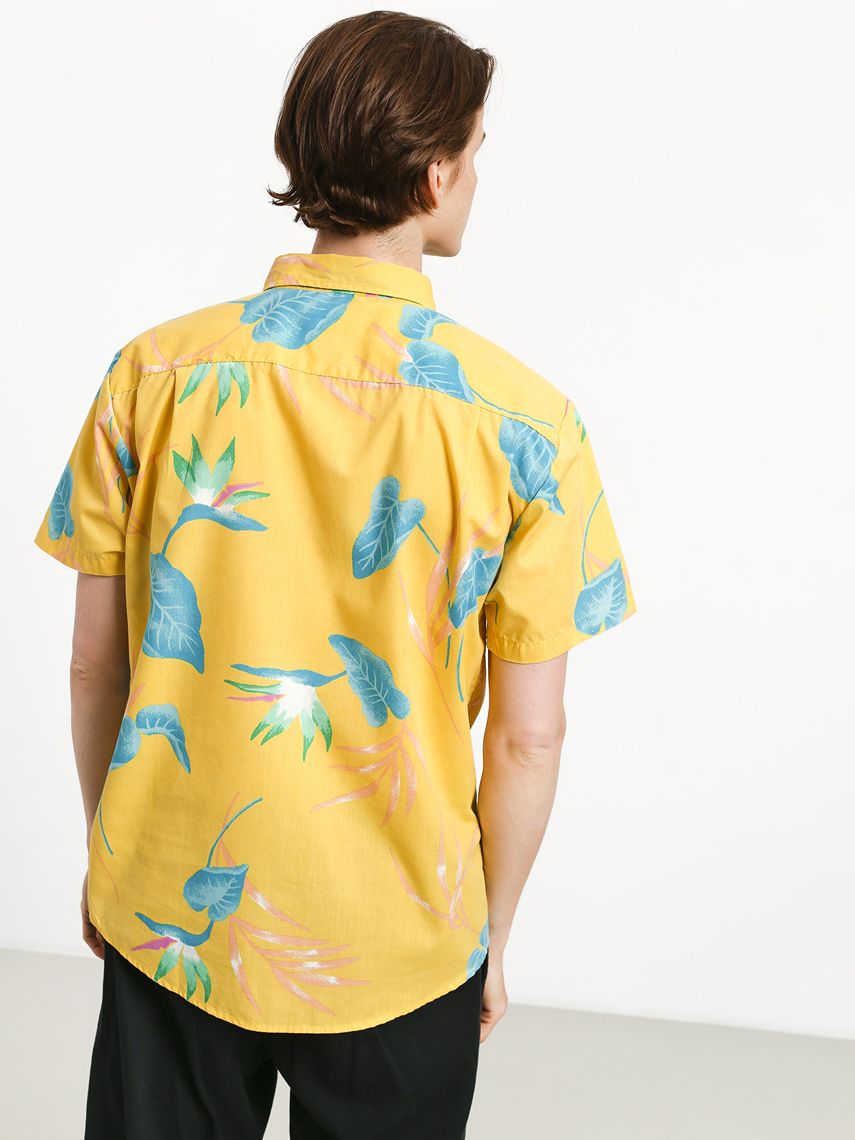 Koszula Brixton Charter Print (yellow)