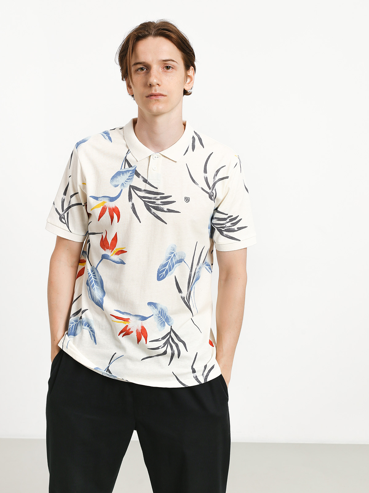 Polo Brixton Wales (off white/blue)