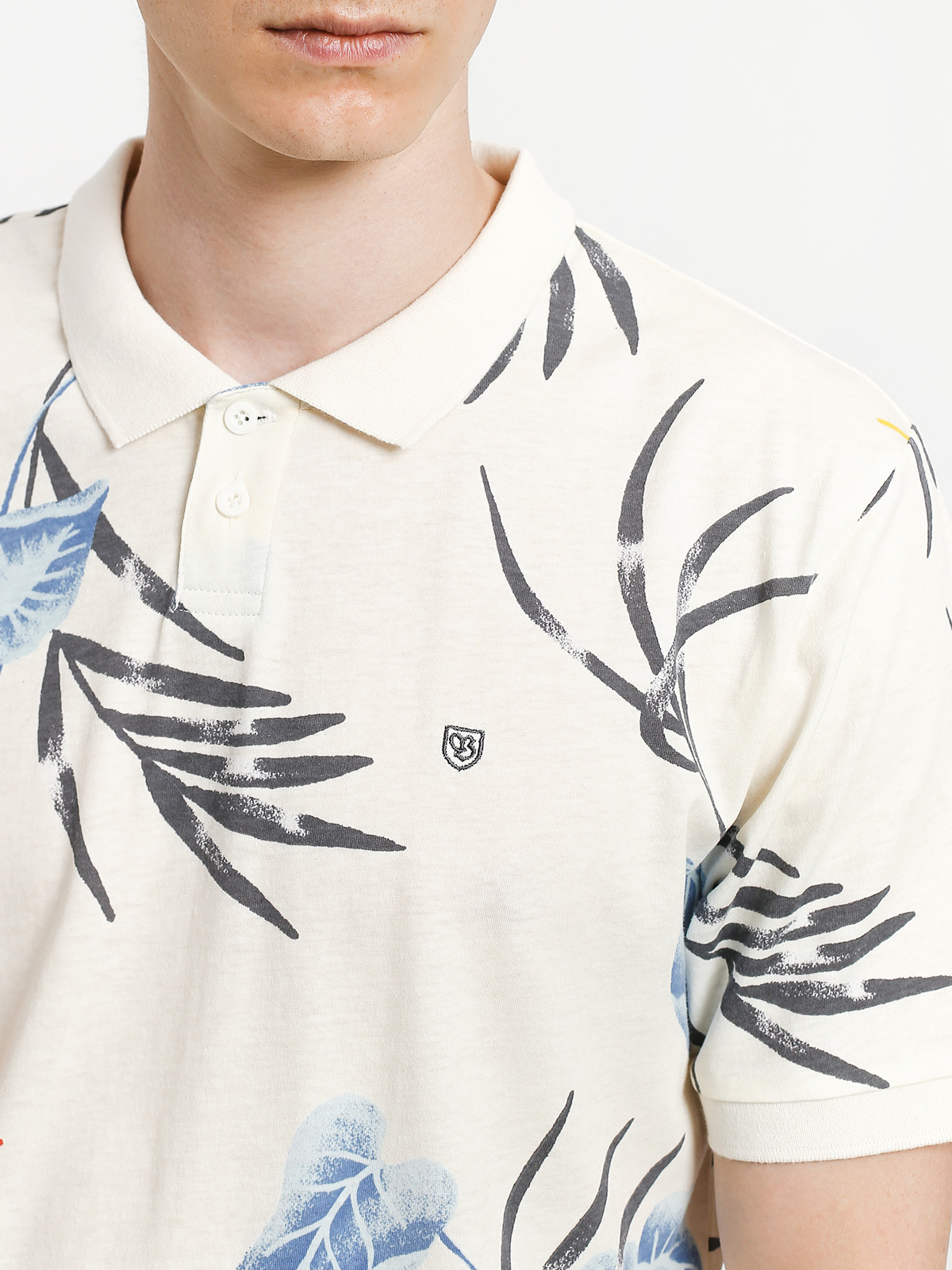 Polo Brixton Wales (off white/blue)