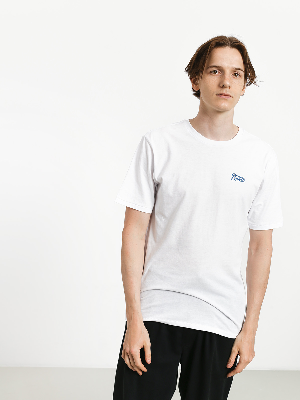 T-shirt Brixton Potrero Prem (white/red)