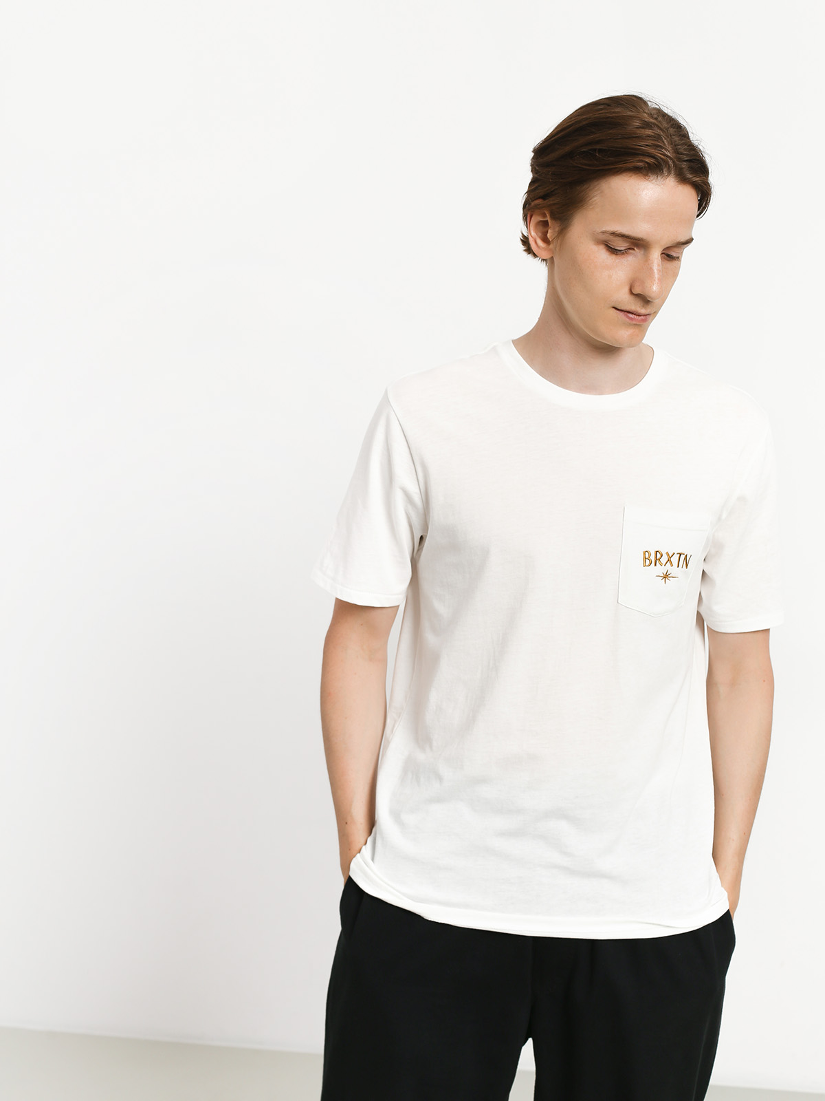 T-shirt Brixton Luster Pkt (offwh)