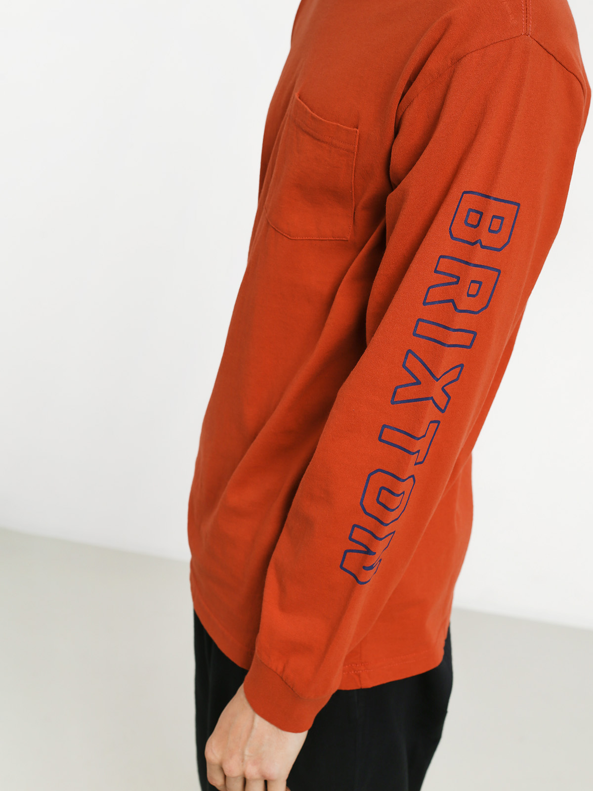 Longsleeve Brixton Puck II (henna)