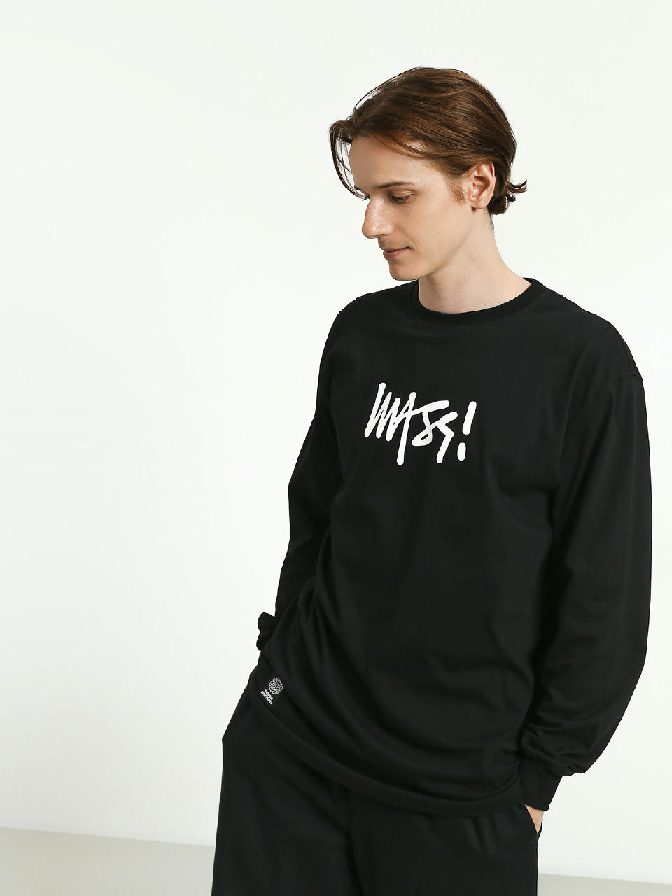 Longsleeve MassDnm Signature Medium Logo (black)