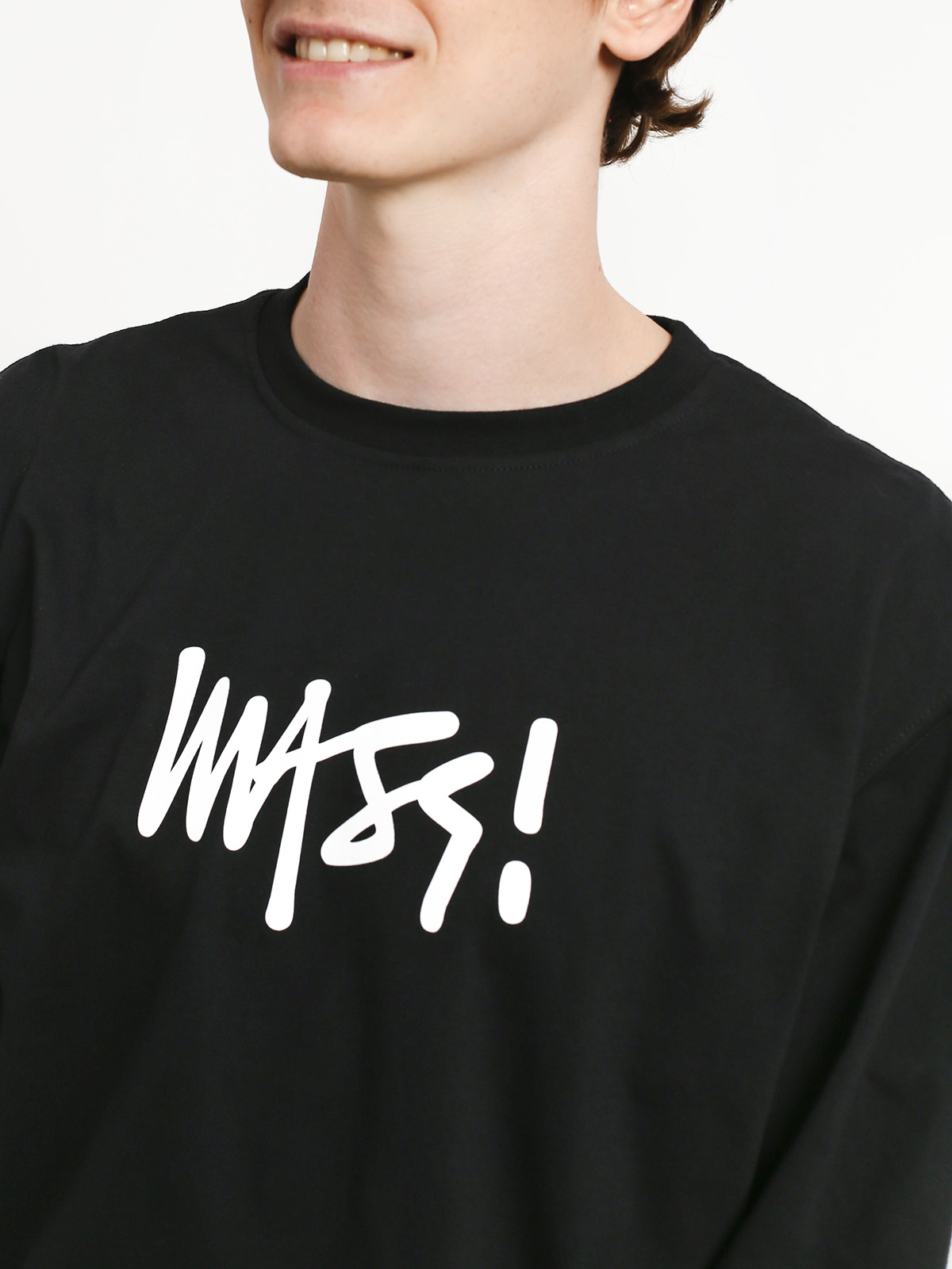 Longsleeve MassDnm Signature Medium Logo (black)