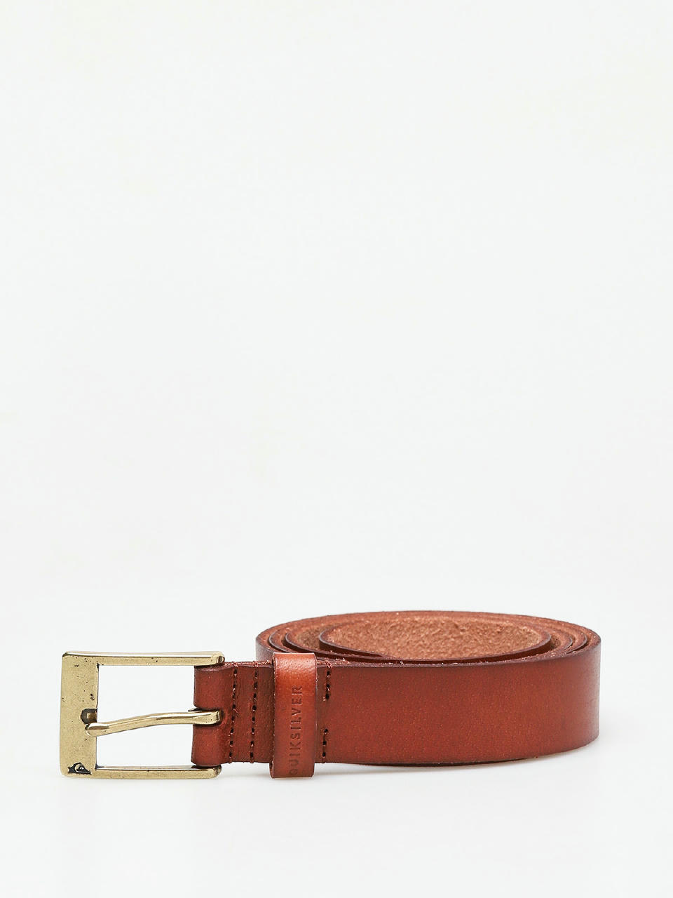 Pasek Quiksilver Slim Premium Leather (chocolate brown)