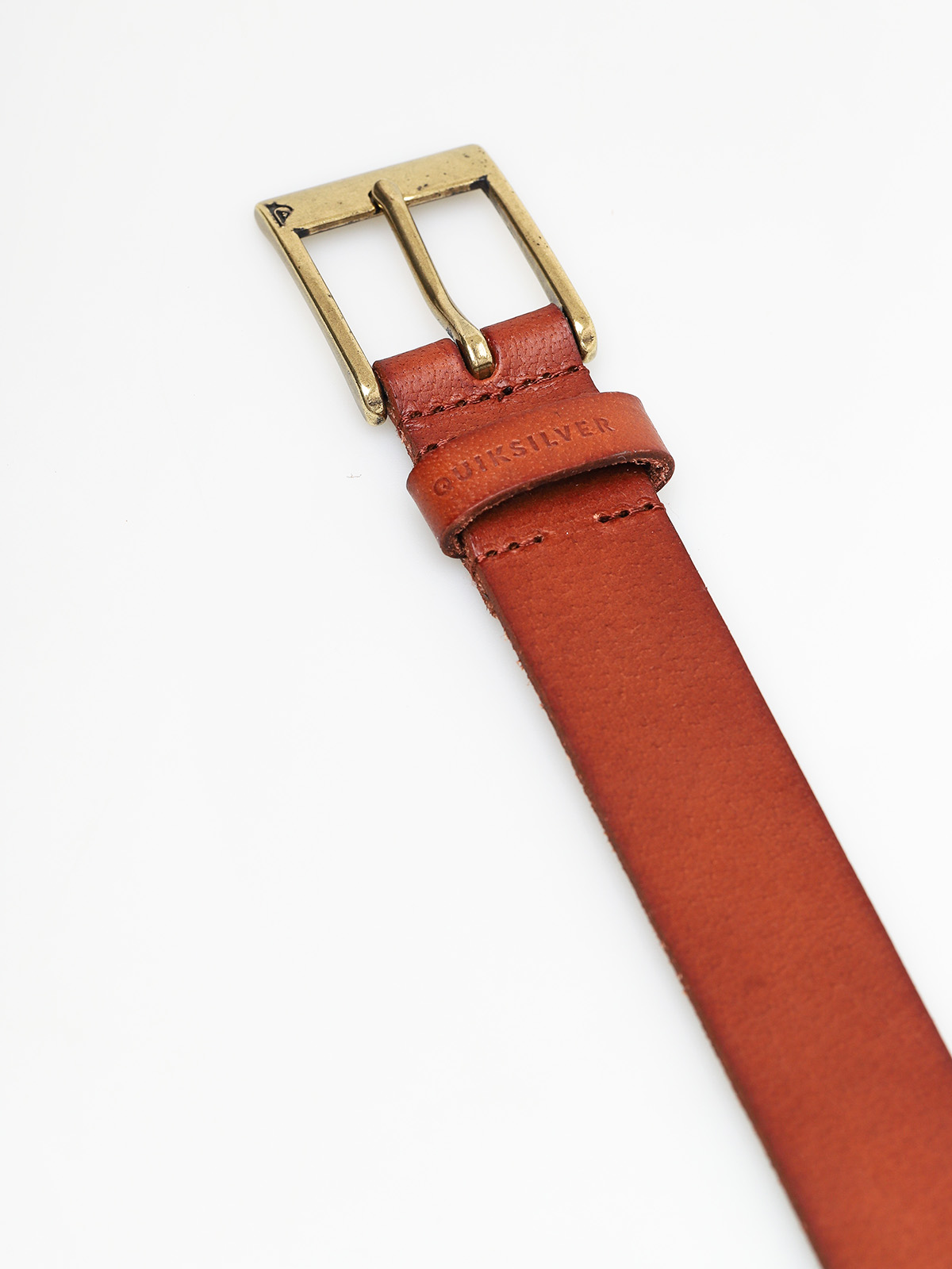 Pasek Quiksilver Slim Premium Leather (chocolate brown)