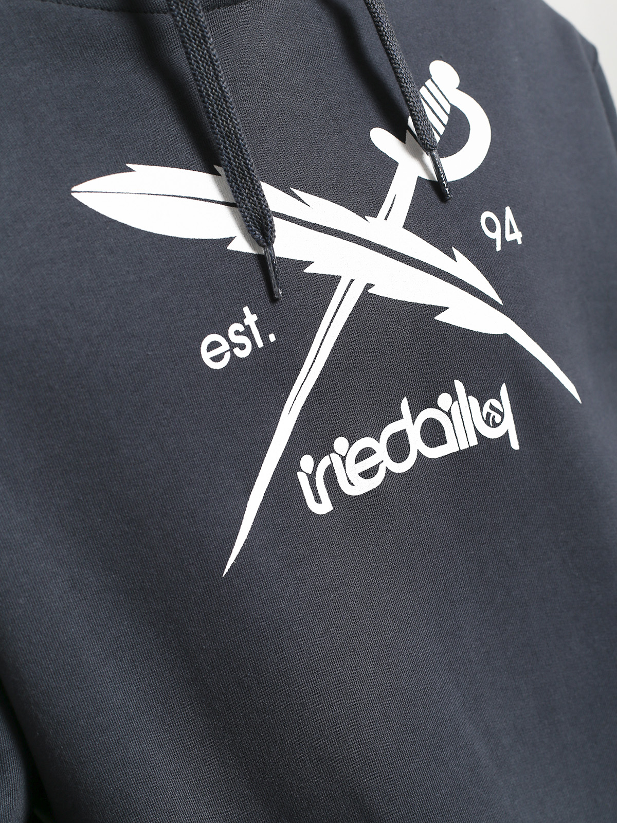 Bluza z kapturem Iriedaily Daily Flag HD (dark steel)