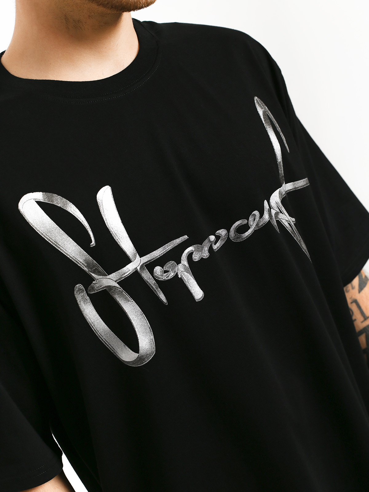 T-shirt Stoprocent Chromtag (black)