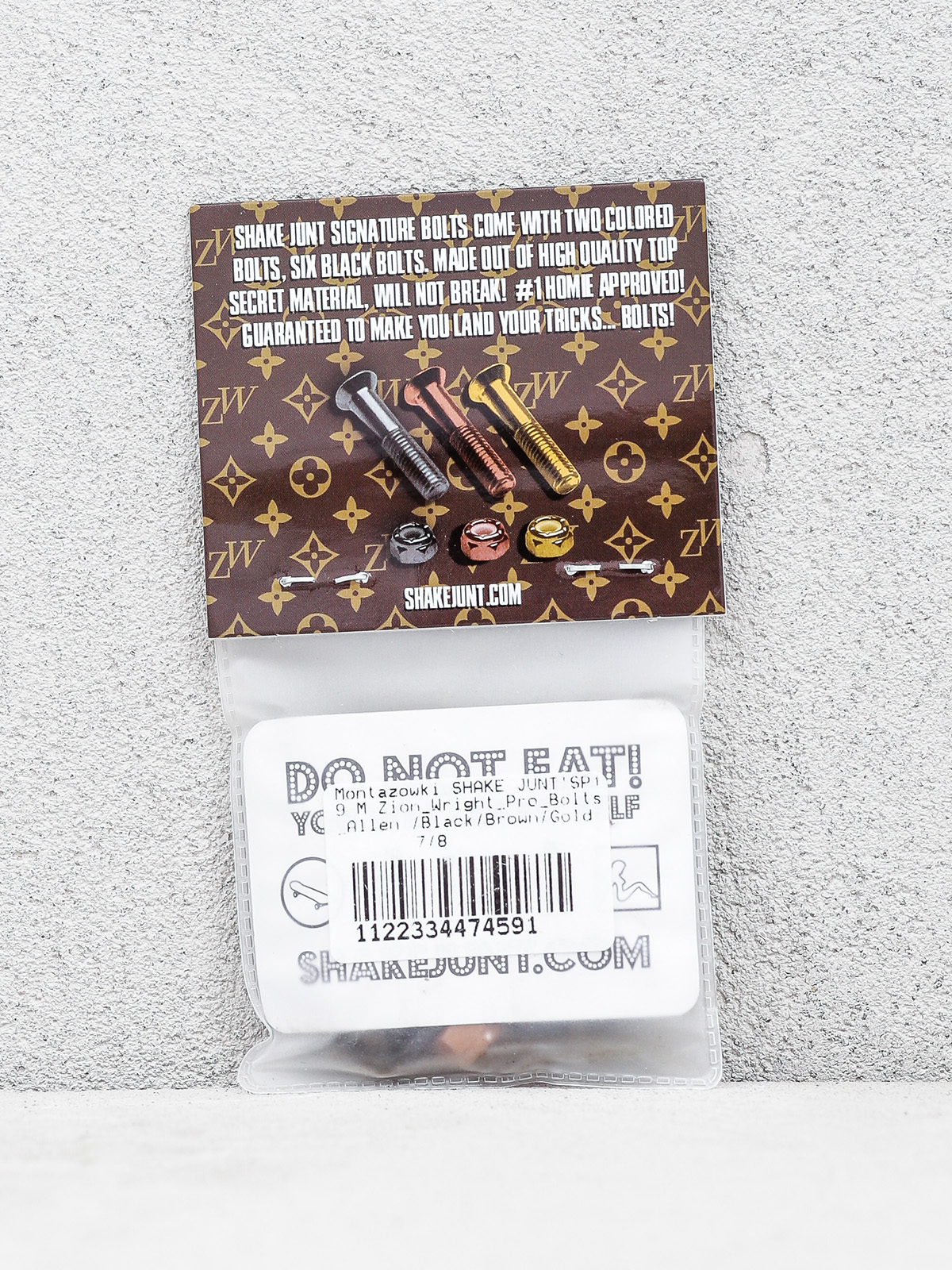Montażówki Shake Junt Zion Wright Pro Bolts Allen (black/brown/gold)