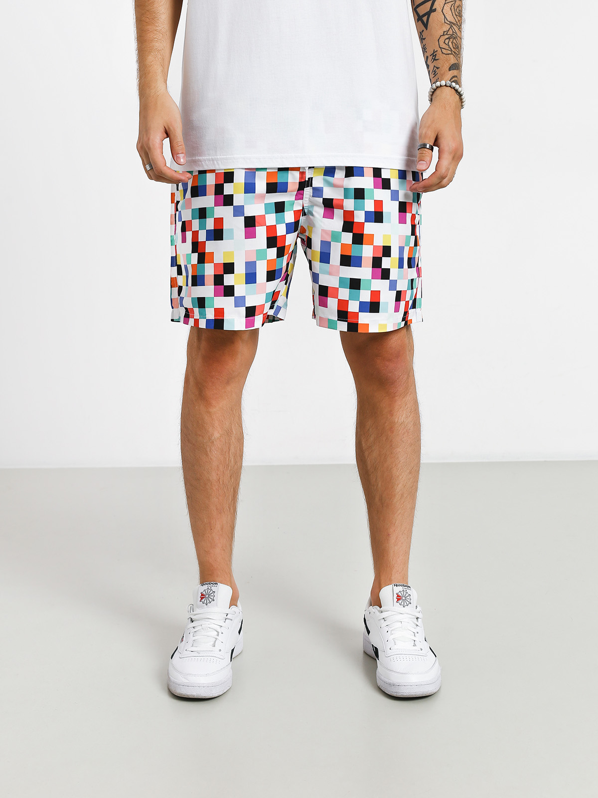 Boardshorty Diamond Supply Co. Pixel Board Shorts (white)