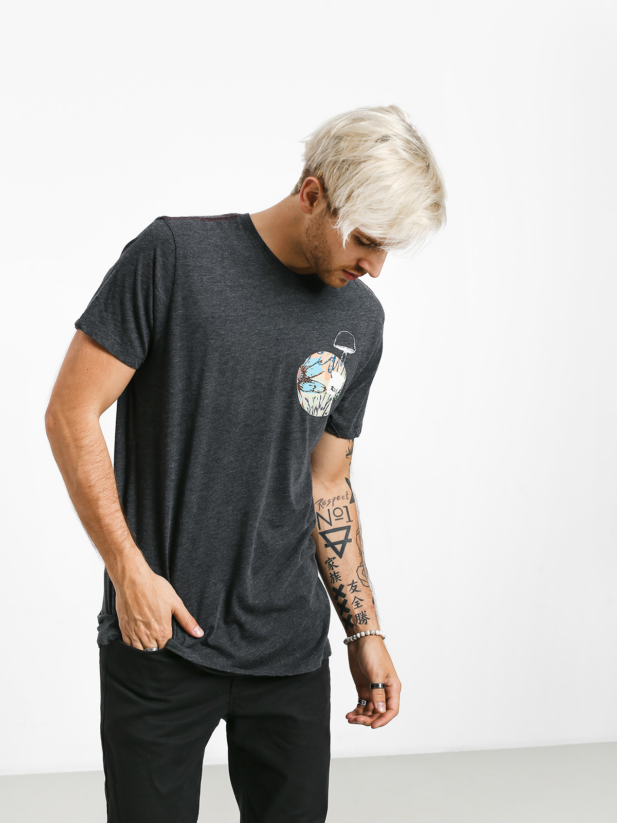 T-shirt RVCA Vaughn (black)