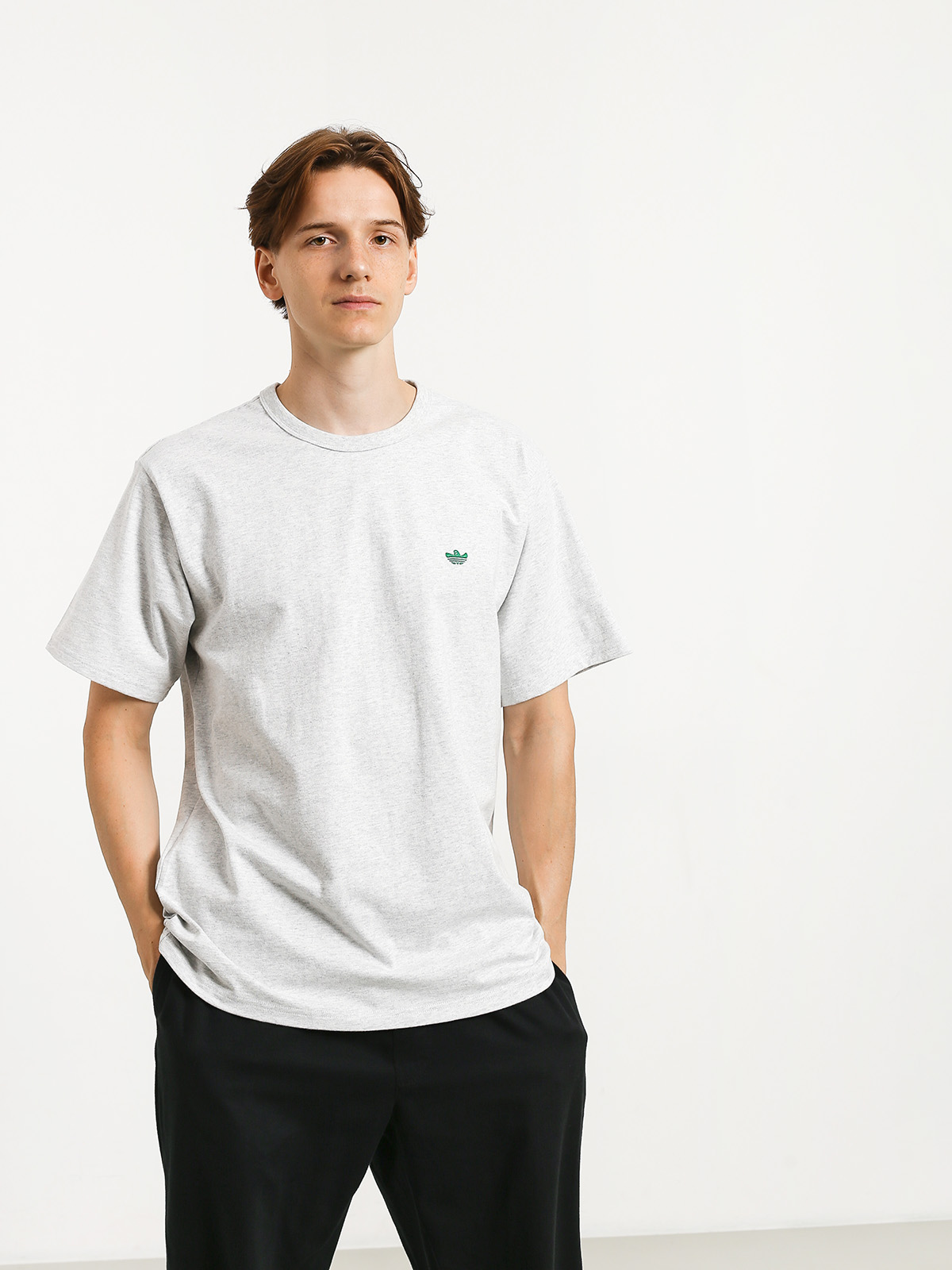T-shirt adidas Mini Shmoo (light grey heather/bold green)