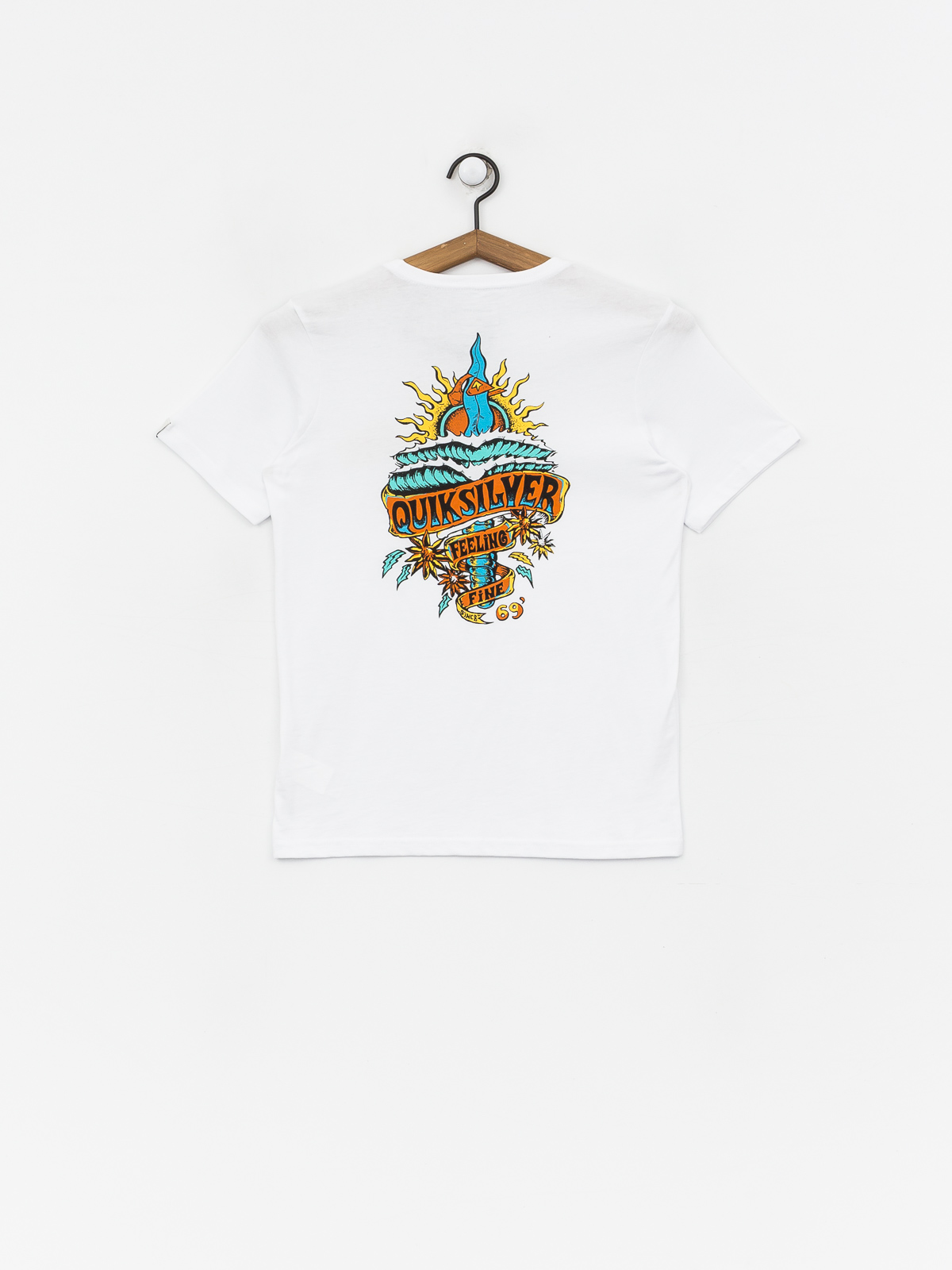 T-shirt Quiksilver Tattered (white)