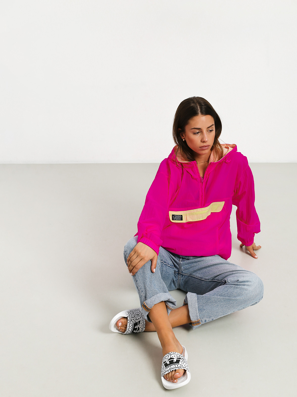 Kurtka Stussy Aydin Nylon Crinkle Wmn (pink)