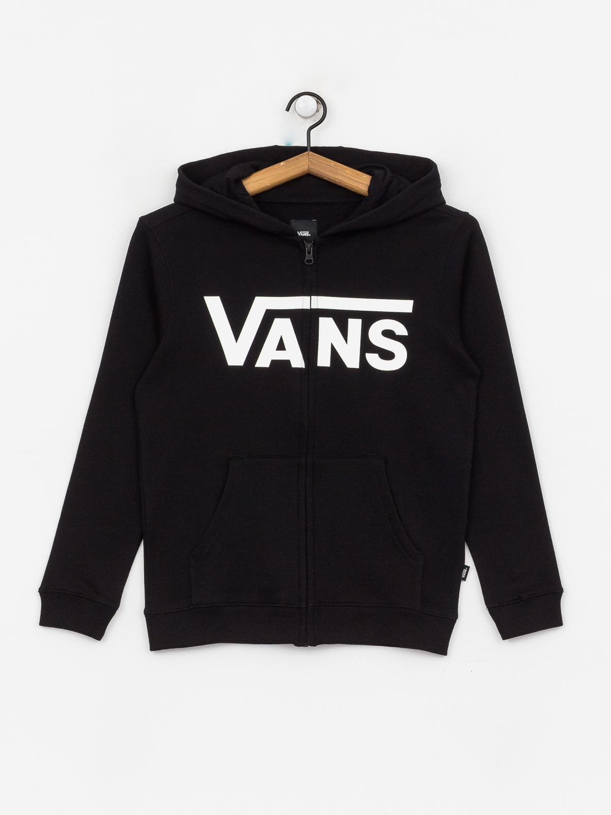 Bluza dziecięca z kapturem Vans Classic Jr ZHD (black/white)