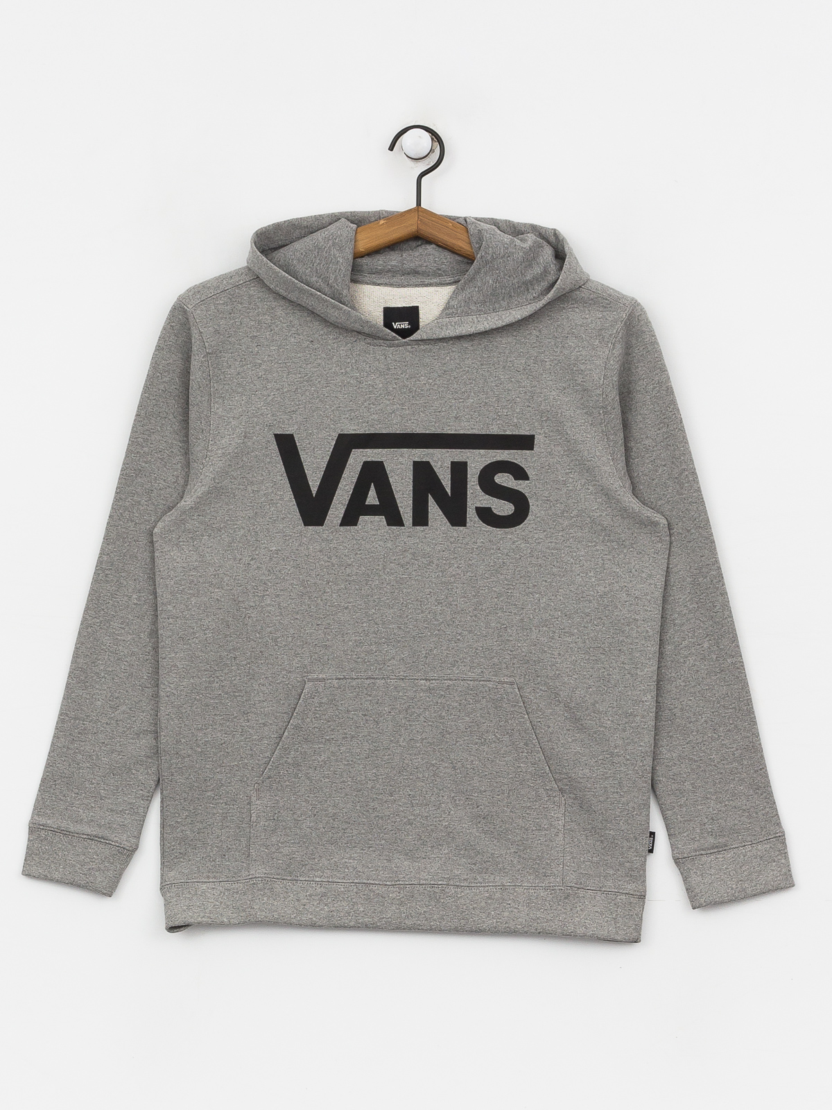 Bluza dziecięca z kapturem Vans Classic Ft HD (cement heather)