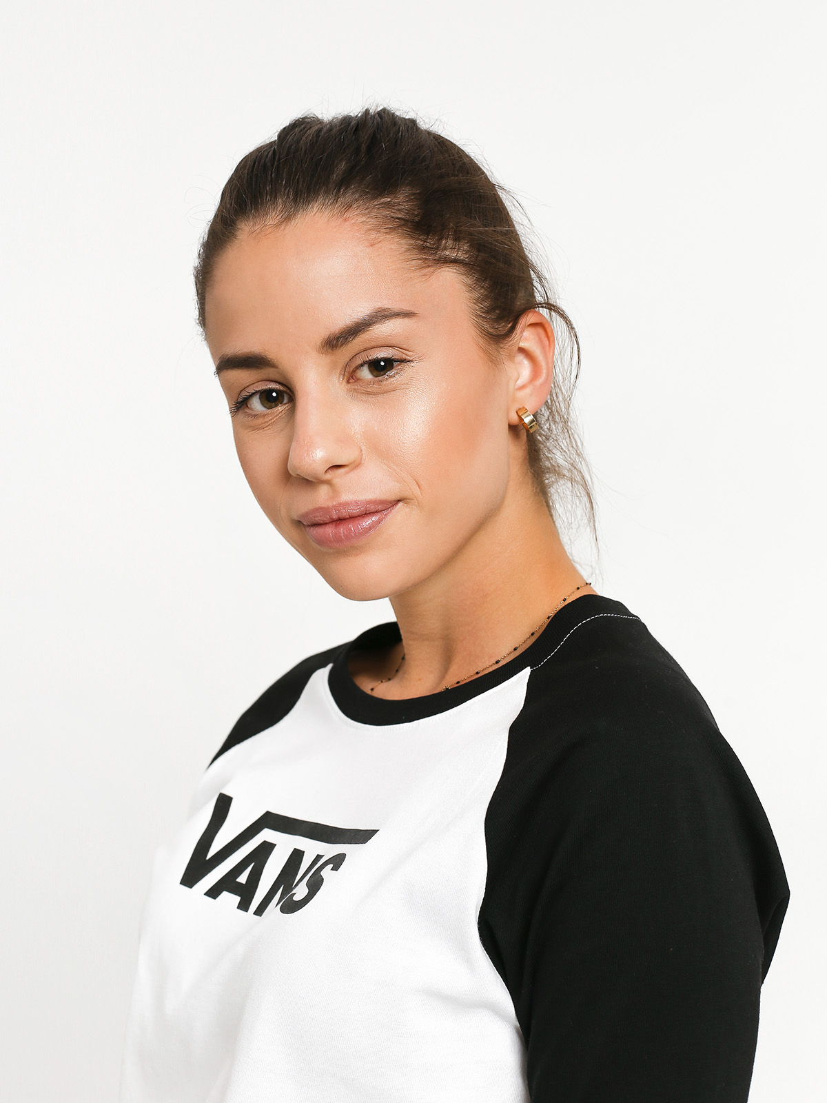 Longsleeve Vans Flying V Classic Raglan Wmn (white/black)