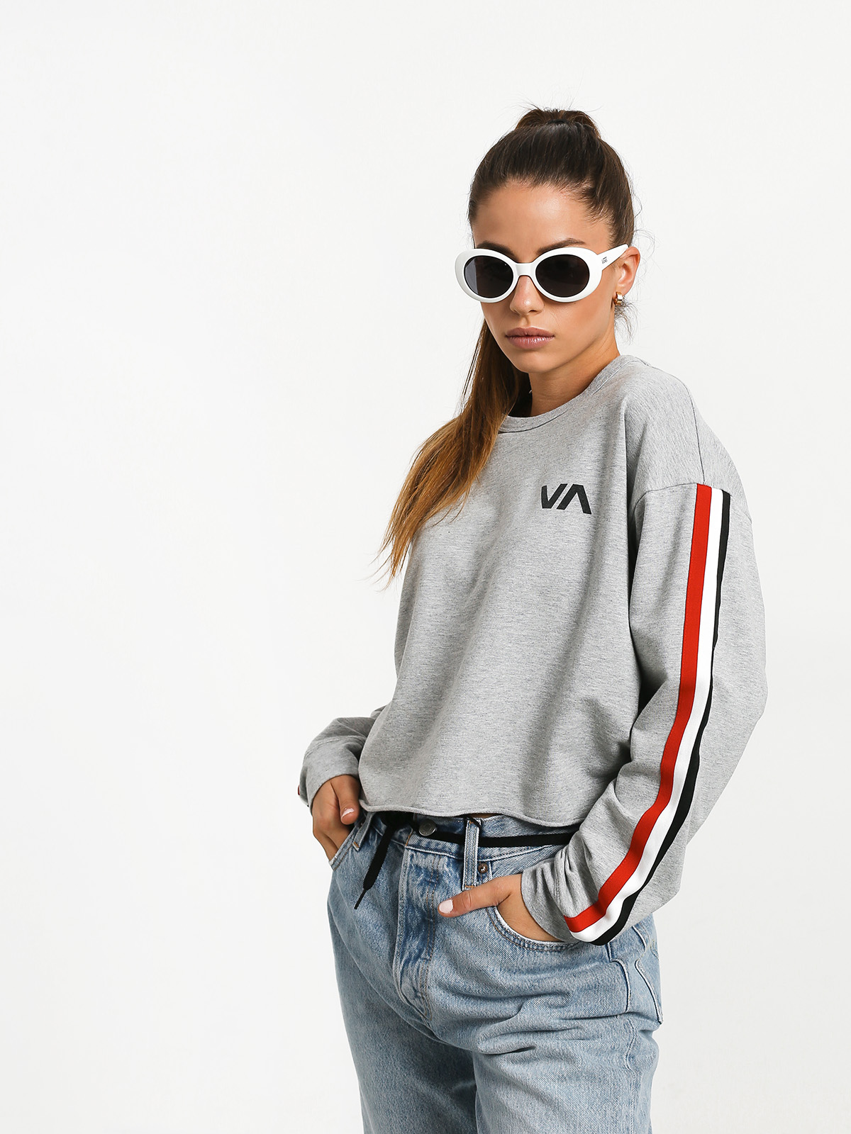 Bluza RVCA Ringside Sweatshirt (heather grey)