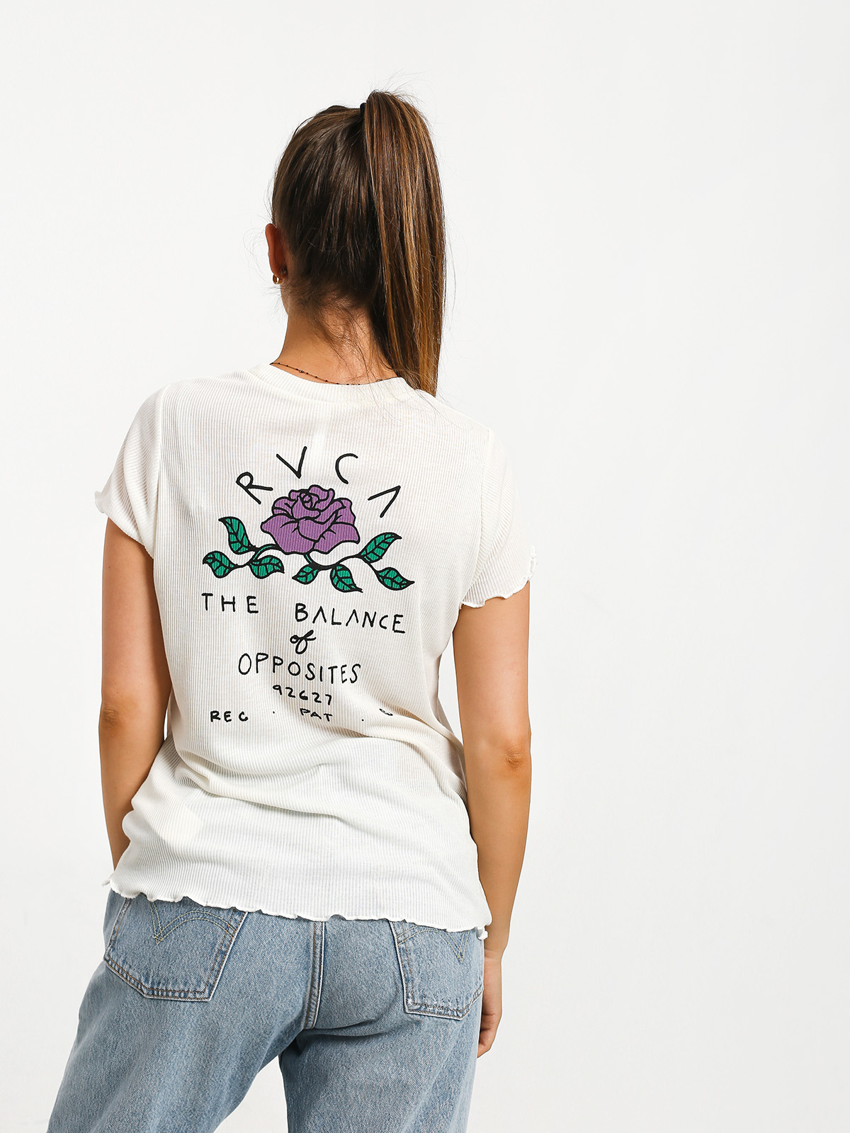 T-shirt RVCA Everose (antique white)