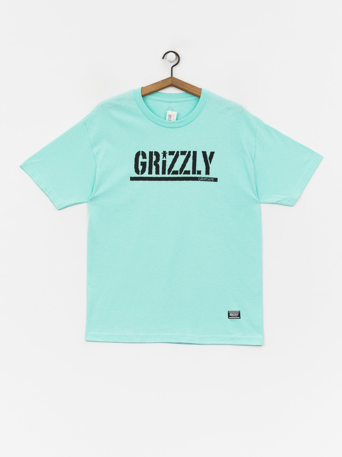 T-shirt Grizzly Griptape Stamp (miny/black)
