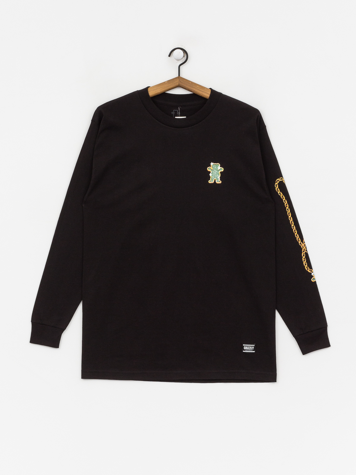 Longsleeve Grizzly Griptape Chain (black)