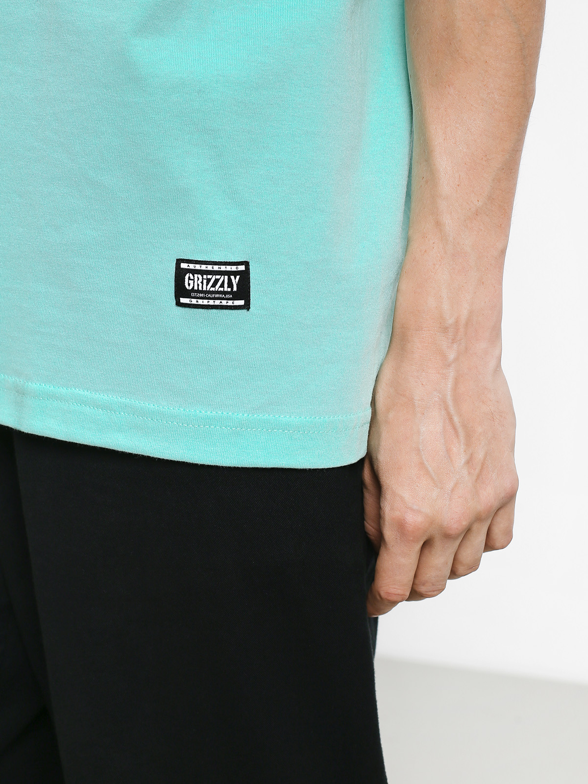 T-shirt Grizzly Griptape Stamp (miny/black)