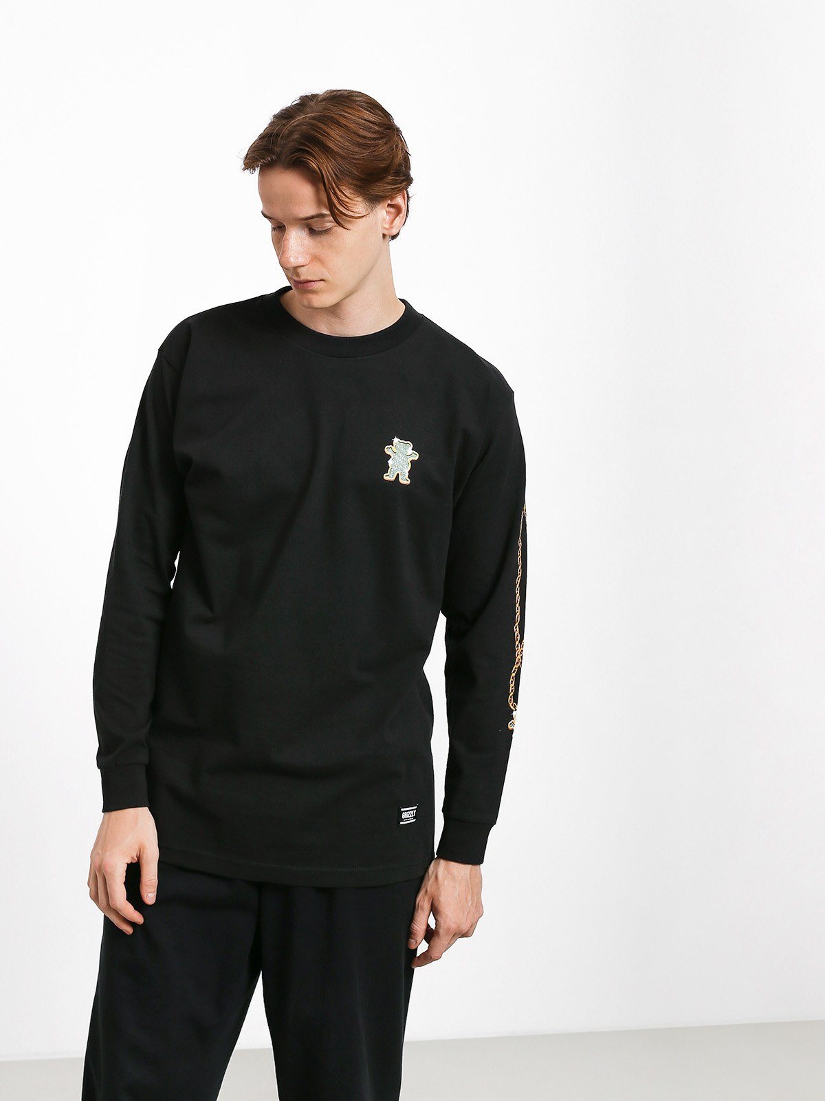 Longsleeve Grizzly Griptape Chain (black)