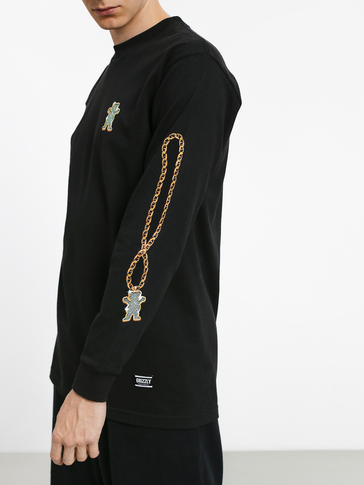 Longsleeve Grizzly Griptape Chain (black)