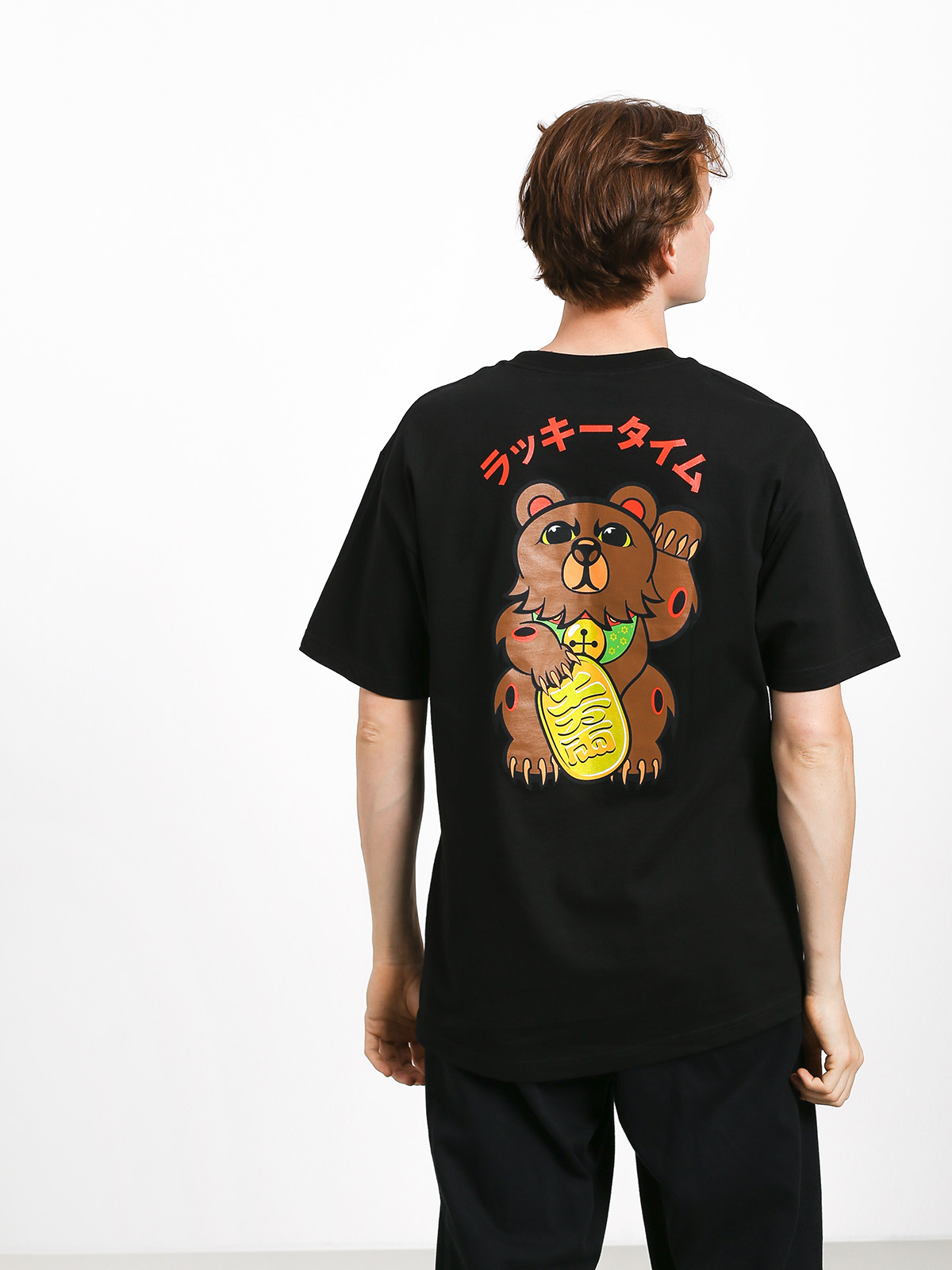 T-shirt Grizzly Griptape Lucky Bear Pocket (black)