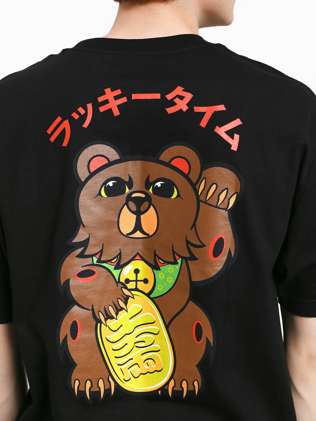 T-shirt Grizzly Griptape Lucky Bear Pocket (black)