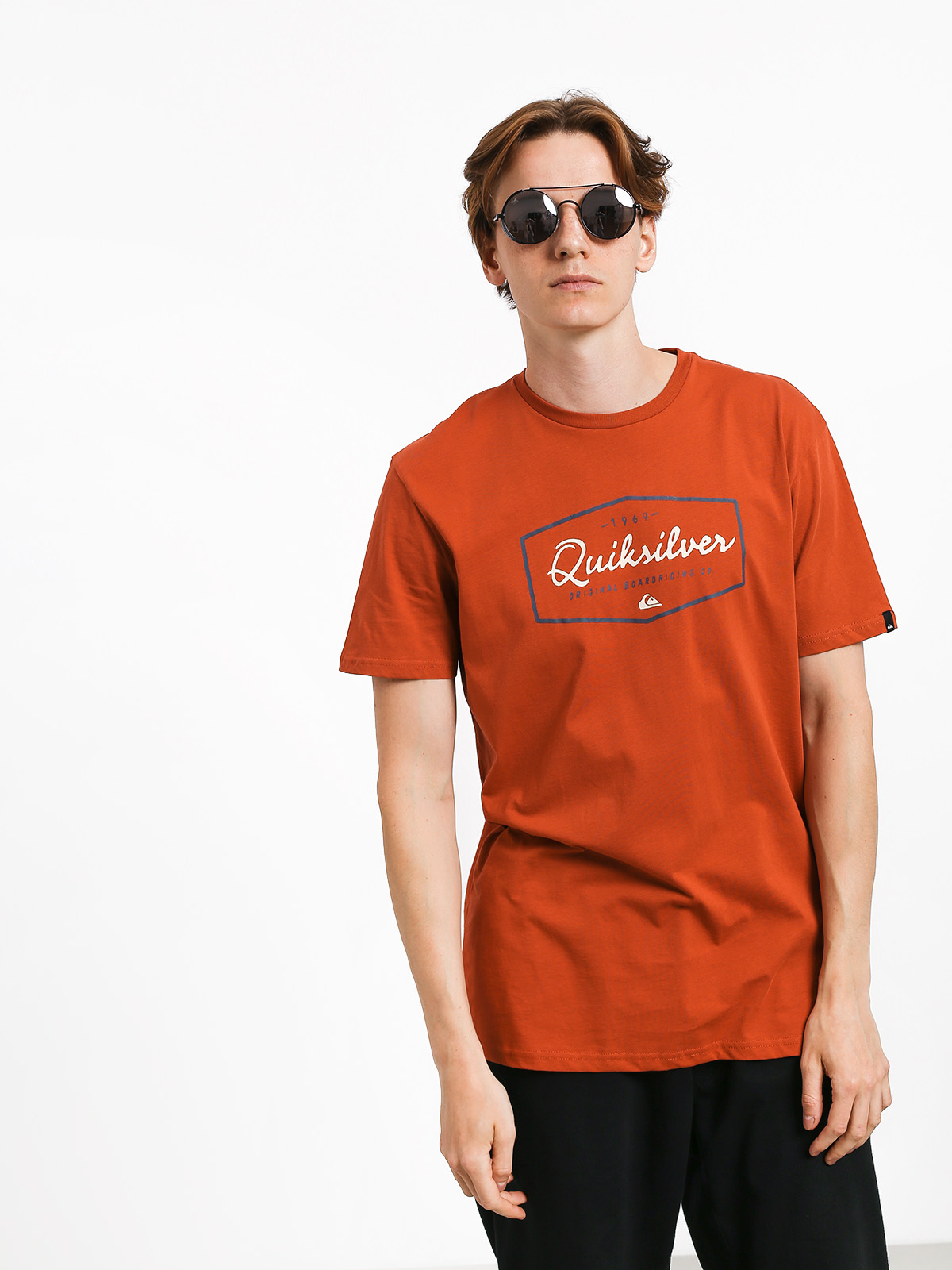 T-shirt Quiksilver Inside Lines (burnt brick)