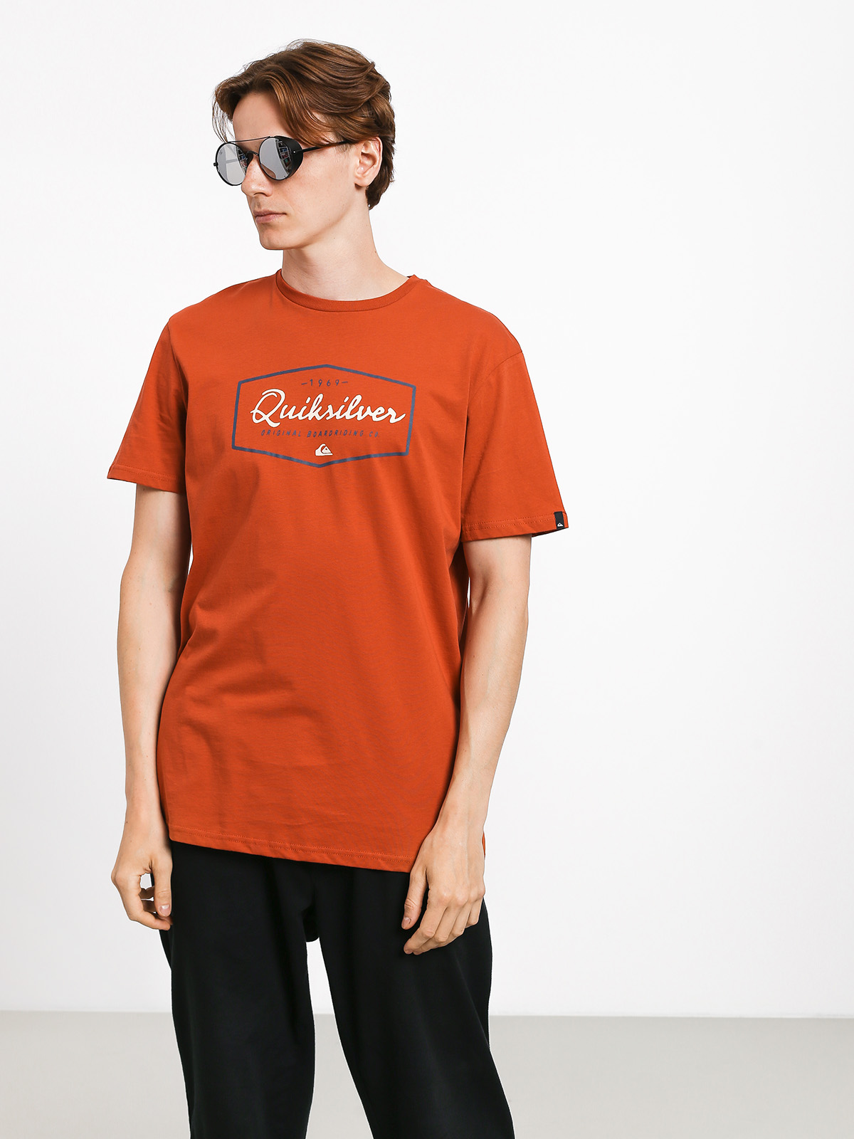 T-shirt Quiksilver Inside Lines (burnt brick)