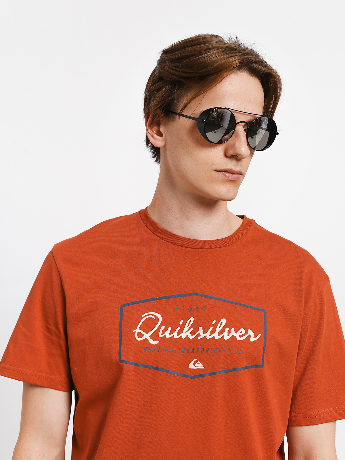 T-shirt Quiksilver Inside Lines (burnt brick)