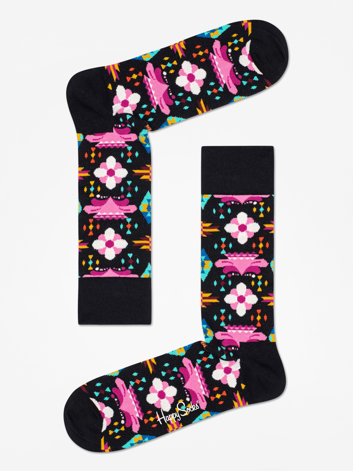 Skarpetki Happy Socks Temple Blossom (black/multi)
