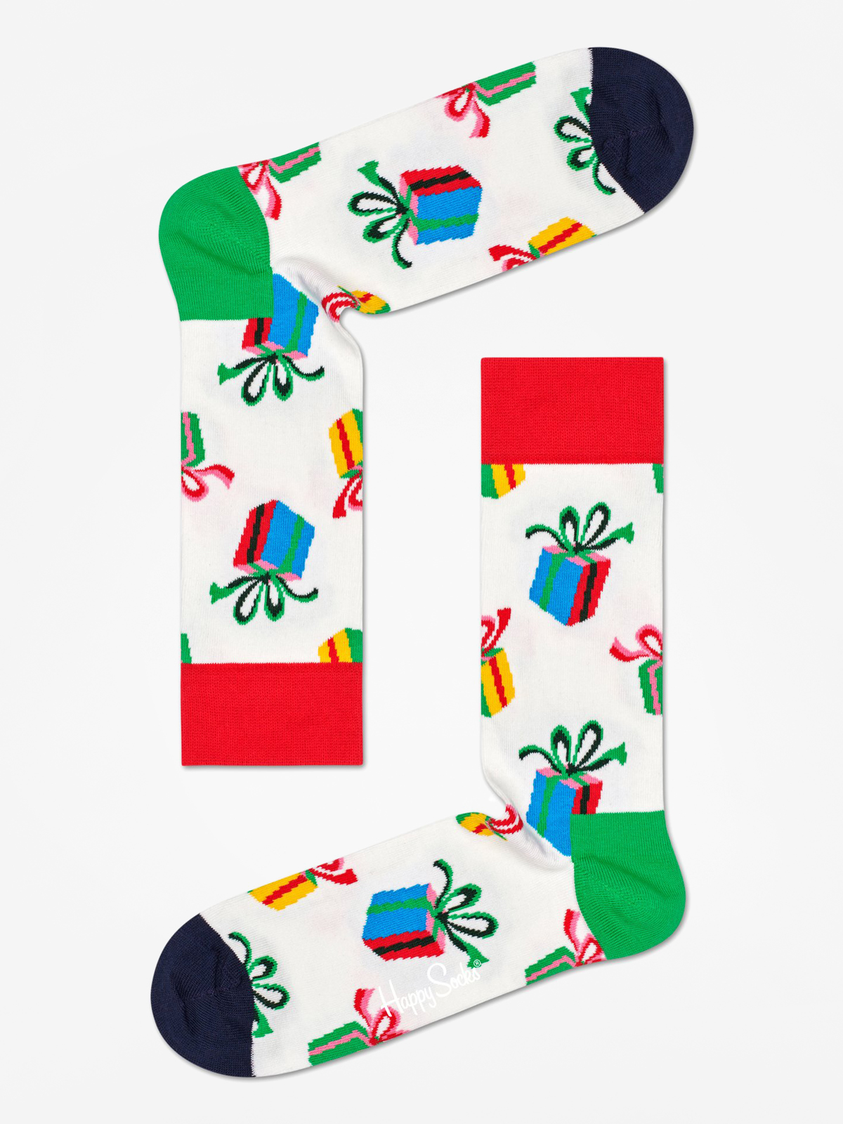 Skarpetki Happy Socks Presents (white)