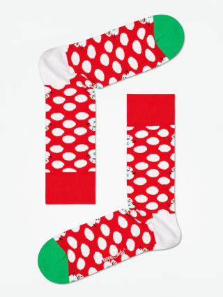 Skarpetki Happy Socks Big Dot Snowman (red/white)