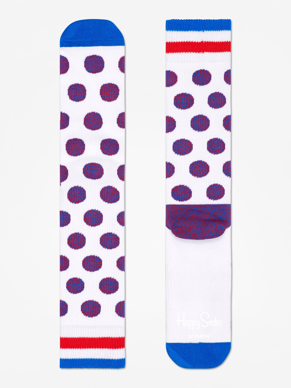 Skarpetki Happy Socks Athletic Big Dot (white)