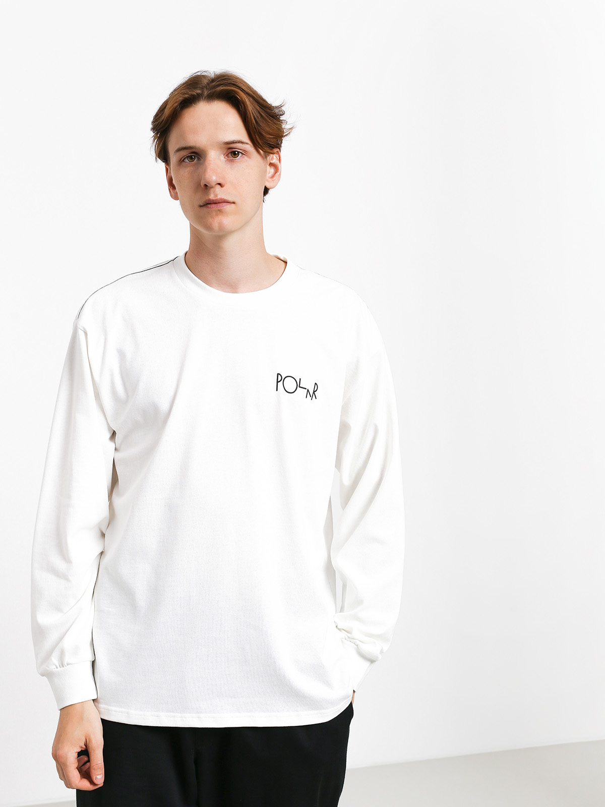 Longsleeve Polar Skate Contrast (white)