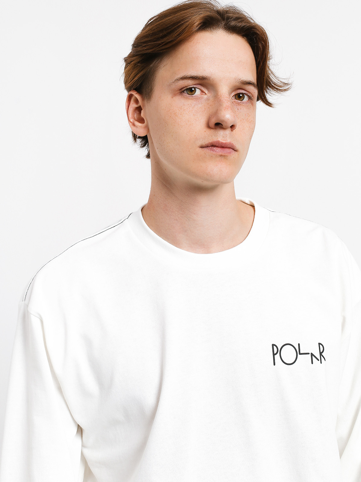 Longsleeve Polar Skate Contrast (white)