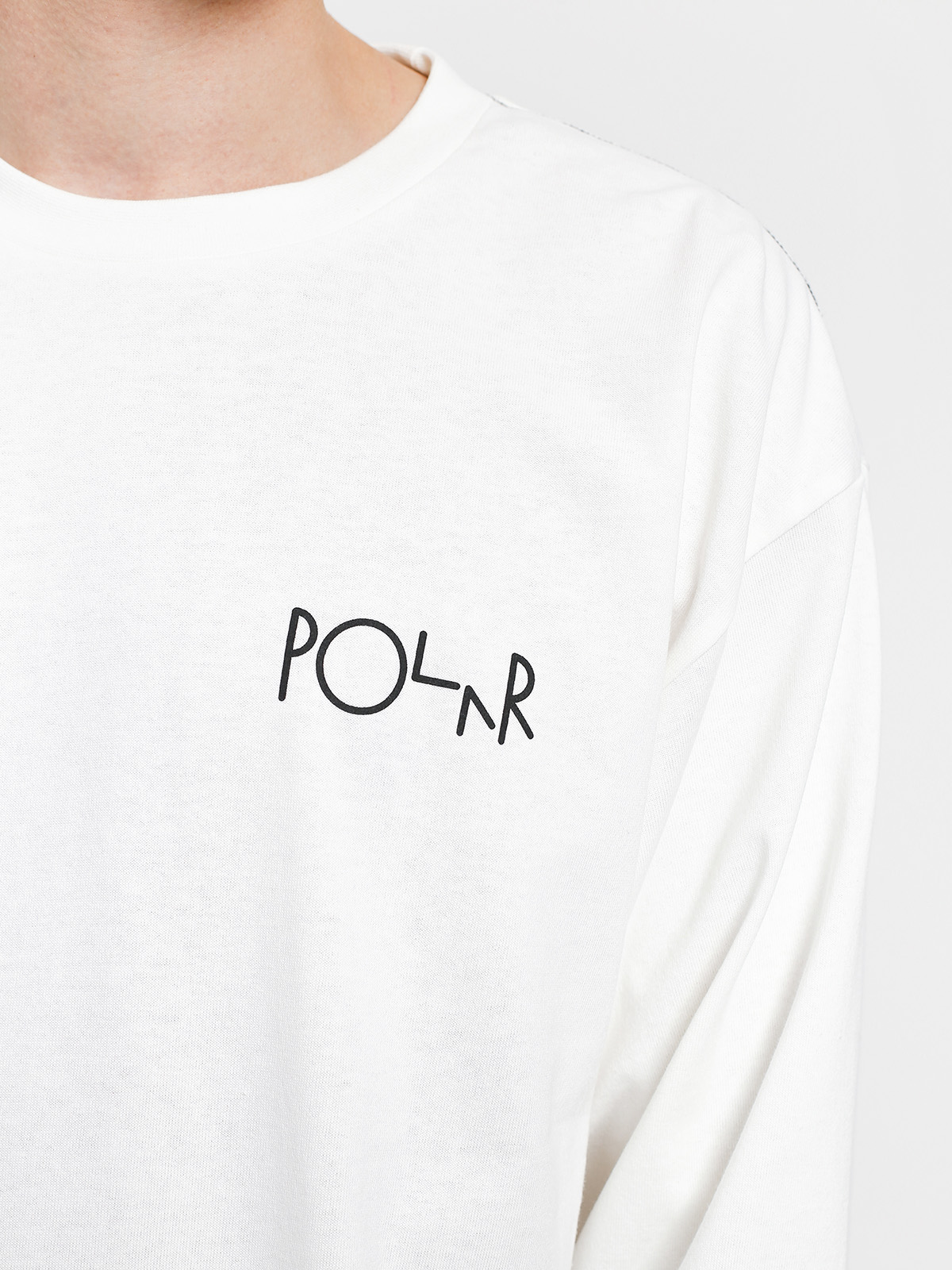 Longsleeve Polar Skate Contrast (white)
